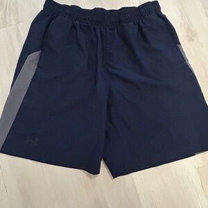Men's Navy Under Armour Athletic Shorts